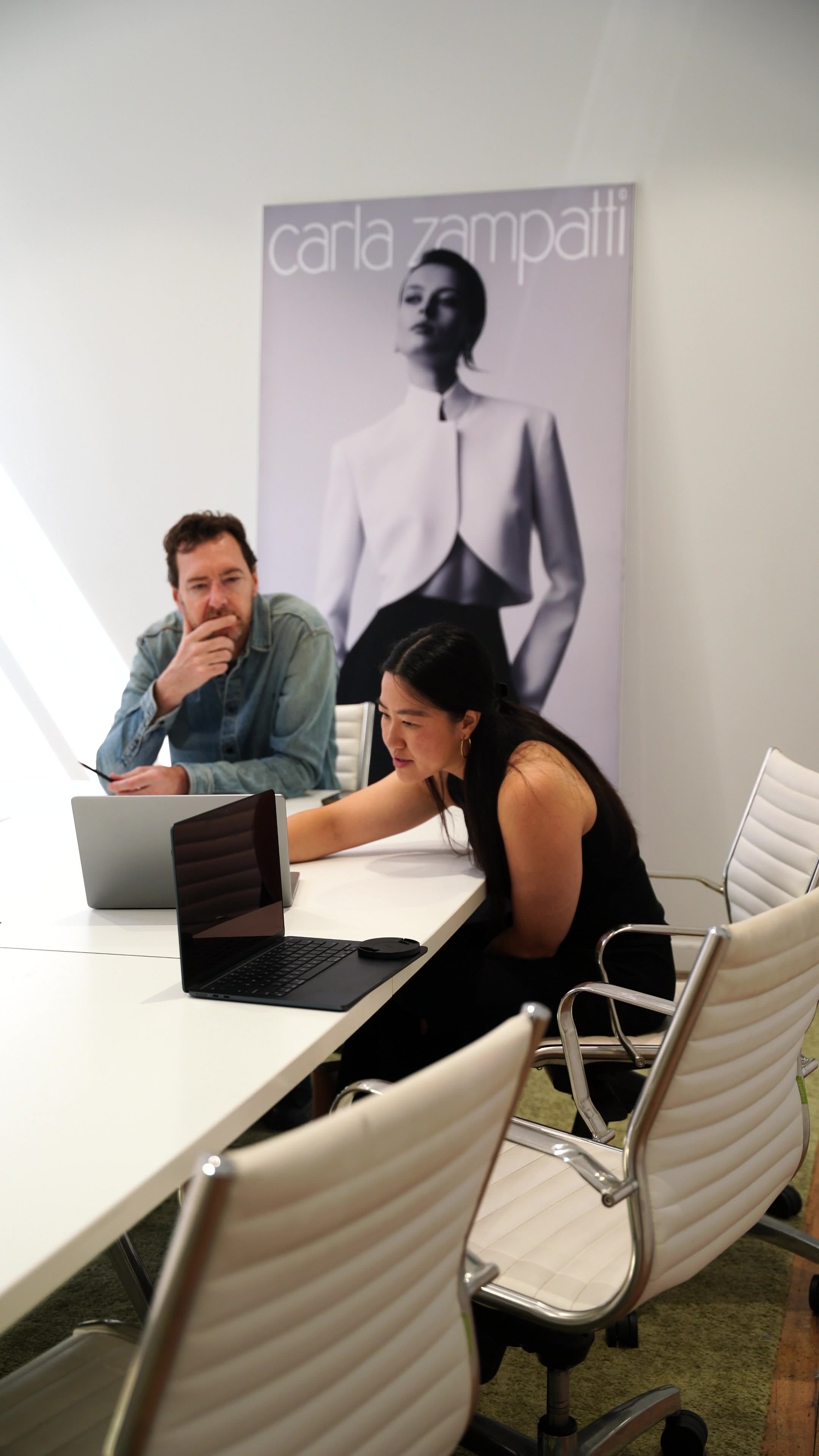 The CO2 Lab working session at the Carla Zampatti showroom